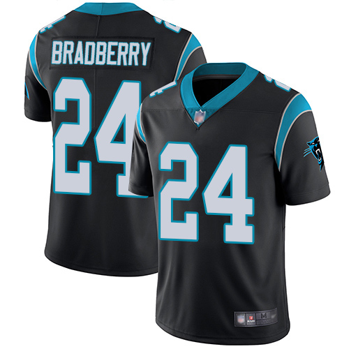 Carolina Panthers Limited Black Youth James Bradberry Home Jersey NFL Football #24 Vapor Untouchable